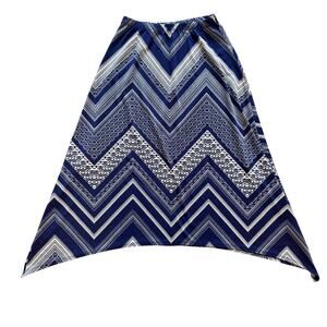 Vintage C'est La Vie Asymmetrical Skirt Large‎ Romantic Fairy Boho Y2K 90s Midi